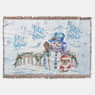 Couverture Bonhomme de neige   Laissez neigeuse Lancer