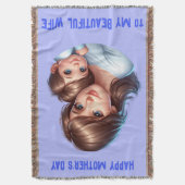 Couverture Bonne fête des mères à ma belle femme | (devant Vertical)