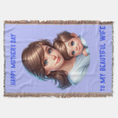 Couverture Bonne fête des mères à ma belle femme | (Devant)