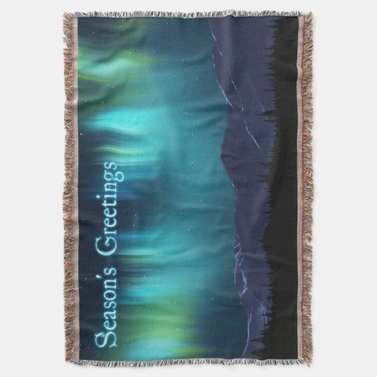 Couverture Bonnes Fêtes - Aurora Borealis (devant Vertical)