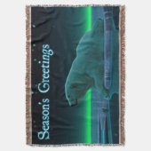 Couverture Bonnes Fêtes - Ours polaire en bordure de glace (devant Vertical)