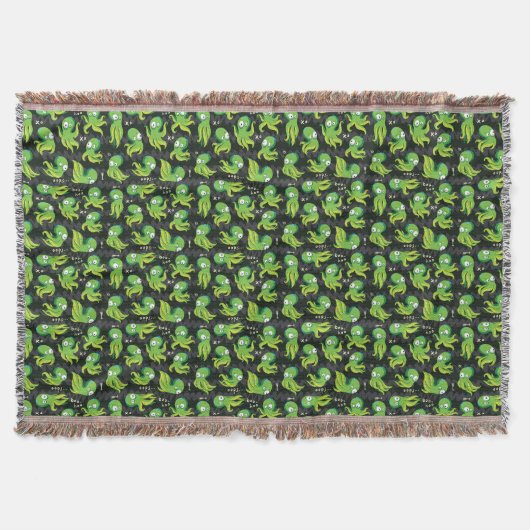 Couverture Boo Octopus Green Kids Clothing & Décor (Devant)