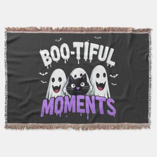 Couverture Boo-Tiful Moments Cute Halloween Ghosts and Bats (Devant)