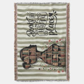 Couverture Books Are My Happy Place for Bookish Woven (devant Vertical)