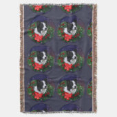 Couverture Bordure Collie Noël (devant Vertical)