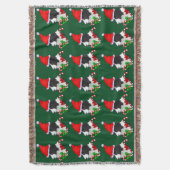 Couverture Bordure Collie Noël (devant Vertical)