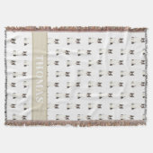 Couverture Bordure personnalisée Collie (Devant)