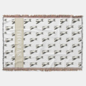 Couverture Boston Terrier Personnalisé (Devant)