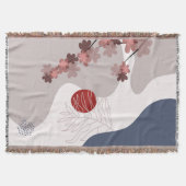 Couverture Botanique Boho Blue Magenta (Devant)