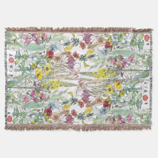 Couverture botanique de jet de fleurs de fleur (Devant)