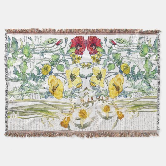 Couverture botanique de jet de fleurs de narcisse (Devant)