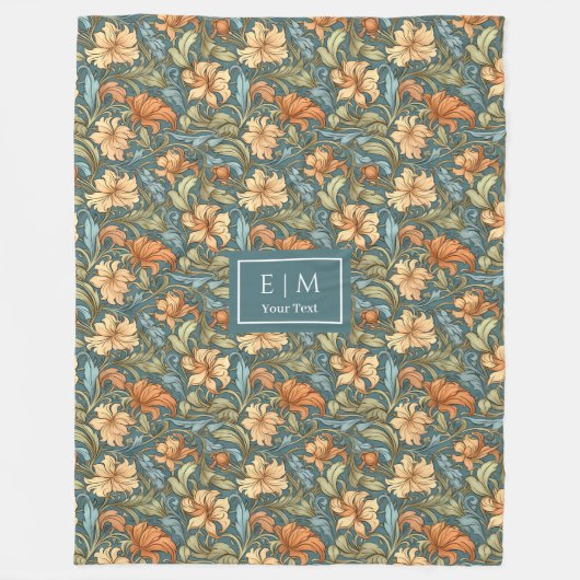 Couverture botanique pastel d'inspiration Morris c (Devant)