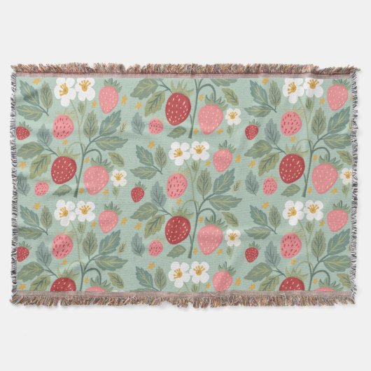 Couverture Botanique verte fraise (Devant)