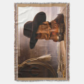 Couverture bottes de cowboy en bois de grange de brun de pays (devant Vertical)