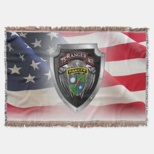 Couverture Bouclier Customisé du 75e régiment de Rangers