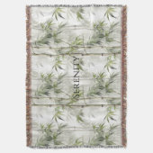 Couverture Bouddha de sérénité en bambou vert (devant Vertical)