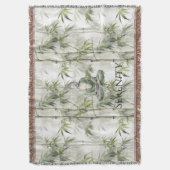 Couverture Bouddha de sérénité en bambou vert (devant Vertical)