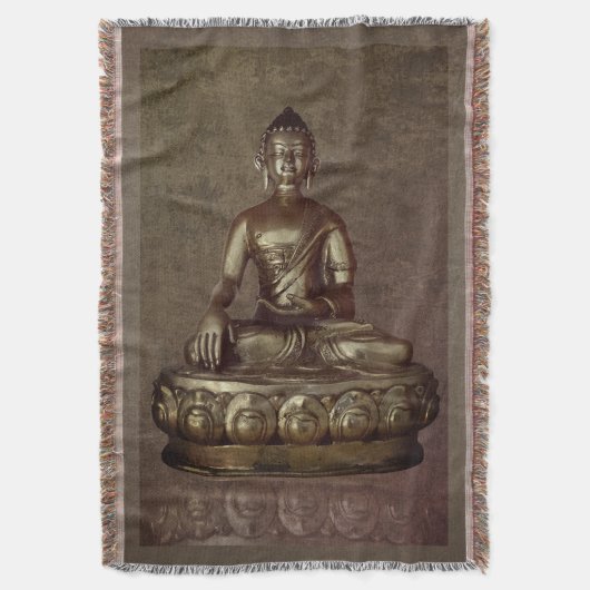 Couverture Bouddha Lance Blanche (devant Vertical)