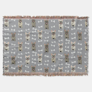 Couverture Bouledogues français - gris