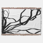 Couverture Bouquet Blanc : Abstrait blanc & noir (Devant)