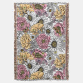 Couverture Bouquet de fleurs - roses, pivoines, marguerites e (devant Vertical)