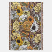 Couverture Bouquet de fleurs - roses, pivoines, marguerites e (devant Vertical)