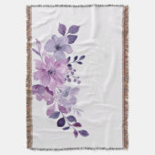 Couverture Bouquet de fleurs violettes à l'aquarelle  (devant Vertical)