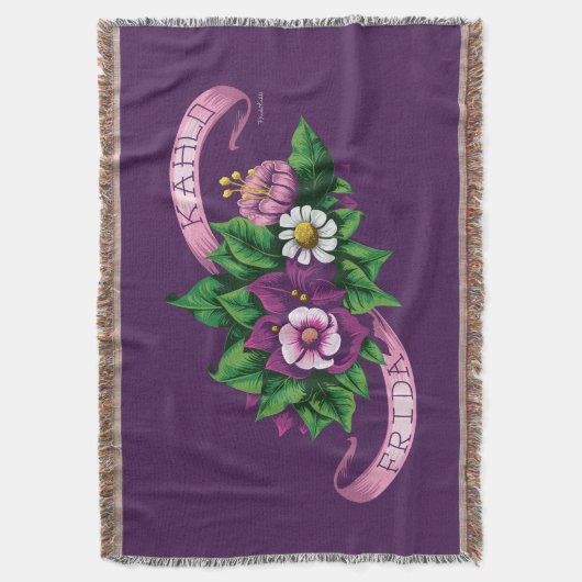 Couverture Bouquet floral pourpre de Frida Kahlo | (devant Vertical)