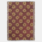 Couverture Bourgogne avec des étoiles d'or (devant Vertical)