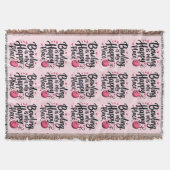 Couverture Bowling Lover Cute Retro Aesthetic Sports Design (Devant)