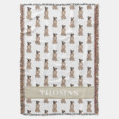 Couverture Boxer personnalisé (masque fauve)  (devant Vertical)