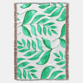 Couverture Branches d'aquarelle simples - vert (devant Vertical)