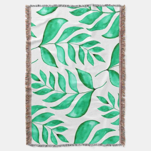 Couverture Branches d'aquarelle simples - vert (devant Vertical)