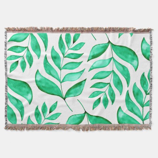 Couverture Branches d'aquarelle simples - vert (Devant)