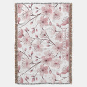 Couverture Branches de fleurs roses romantiques et floraison (devant Vertical)