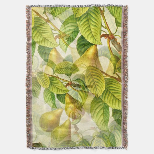 Couverture Branches de poires et Motif de poires (devant Vertical)