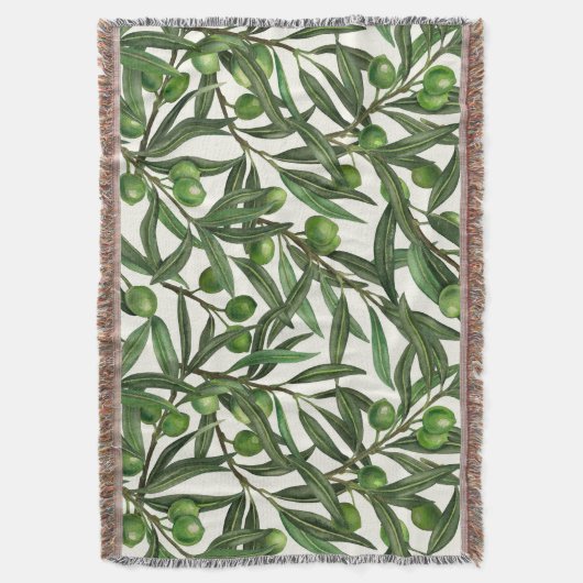 Couverture Branches d'olive sur blanc (devant Vertical)