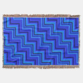 Couverture Brayures bleues escaliers motif (Devant)
