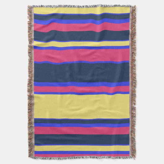 Couverture Brayures rose, jaune et bleue (devant Vertical)