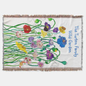 Couverture Bright fun multicolore imaginatif sauvage Poppy (Devant)