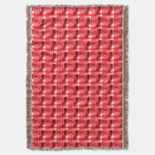 Couverture Bright rouge plaid lanceur d'orignal (devant Vertical)
