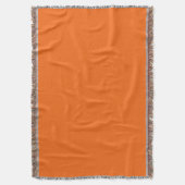 Couverture Bright Tiger Orange Solide couleur Impression (devant Vertical)