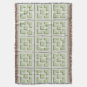 Couverture Brochure Retro Green Trellis (devant Vertical)