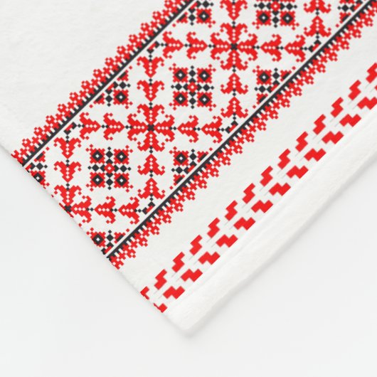 Couverture brodée ukrainienne Vyshyvanka (Coin)