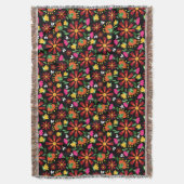 Couverture Broderie mexicaine Fiesta Folk (devant Vertical)