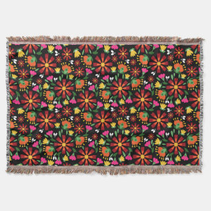 Couverture Broderie mexicaine Fiesta Folk