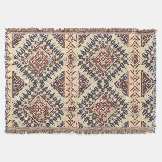 Couverture Broderie palestinienne traditionnelle (Devant)