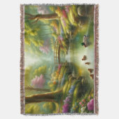 Couverture Brook de printemps avec canards/fleurs (devant Vertical)