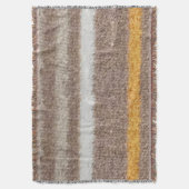 Couverture Brown, jaune, blanc rayures (devant Vertical)