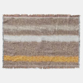 Couverture Brown, jaune, blanc rayures (Devant)